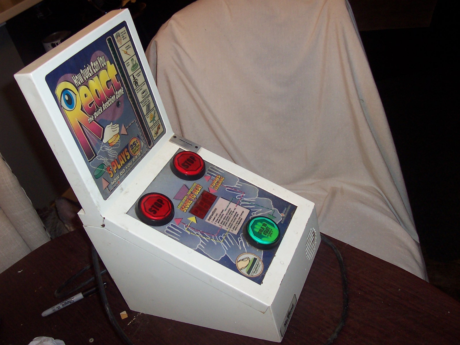 Mr Vend REACT Arcade 25 CENT MACHINE NOT WORKING CORRECTLY PLEASE READ!