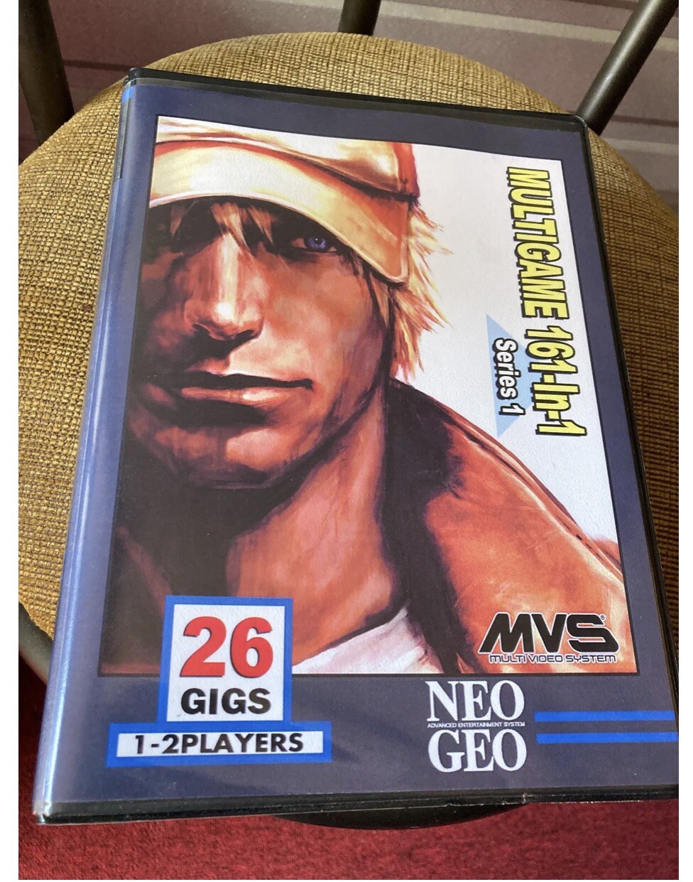 Original SNK NEO GEO full sized 2slot upright video arcade with 161n1 game cart