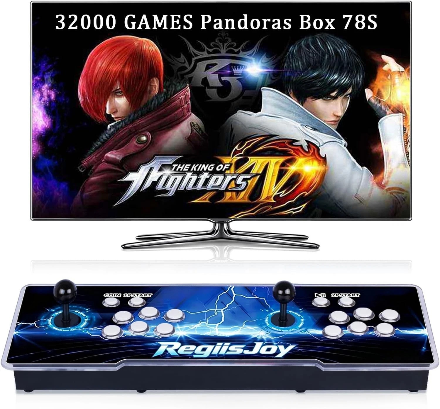 32000 Games in 1 Pandora’s Box 78S Retro Arcade Console for 2-4 Players