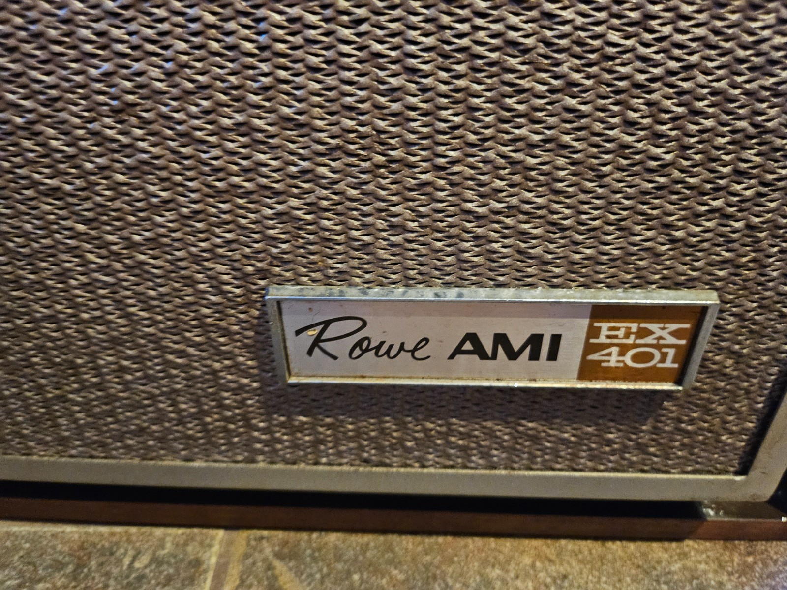 1 Rowe AMI continental & Lyric Vintage EX-401 speaker 1954-1958 Rare