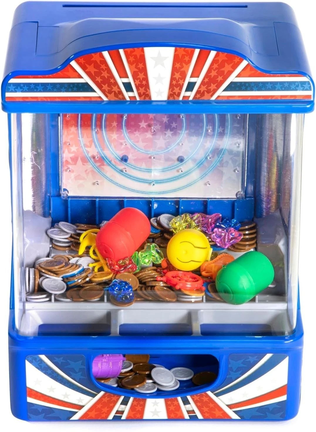 Retro Arcade Electronic: Coin Pusher – Tabletop Game, Push The Coins Over The…
