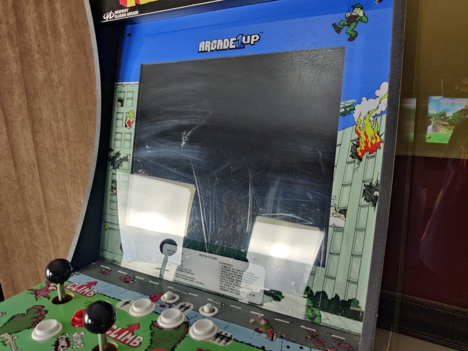 Arcade1up Midway Classic Arcade Machine Rampage Gauntlet Joust Defender USED