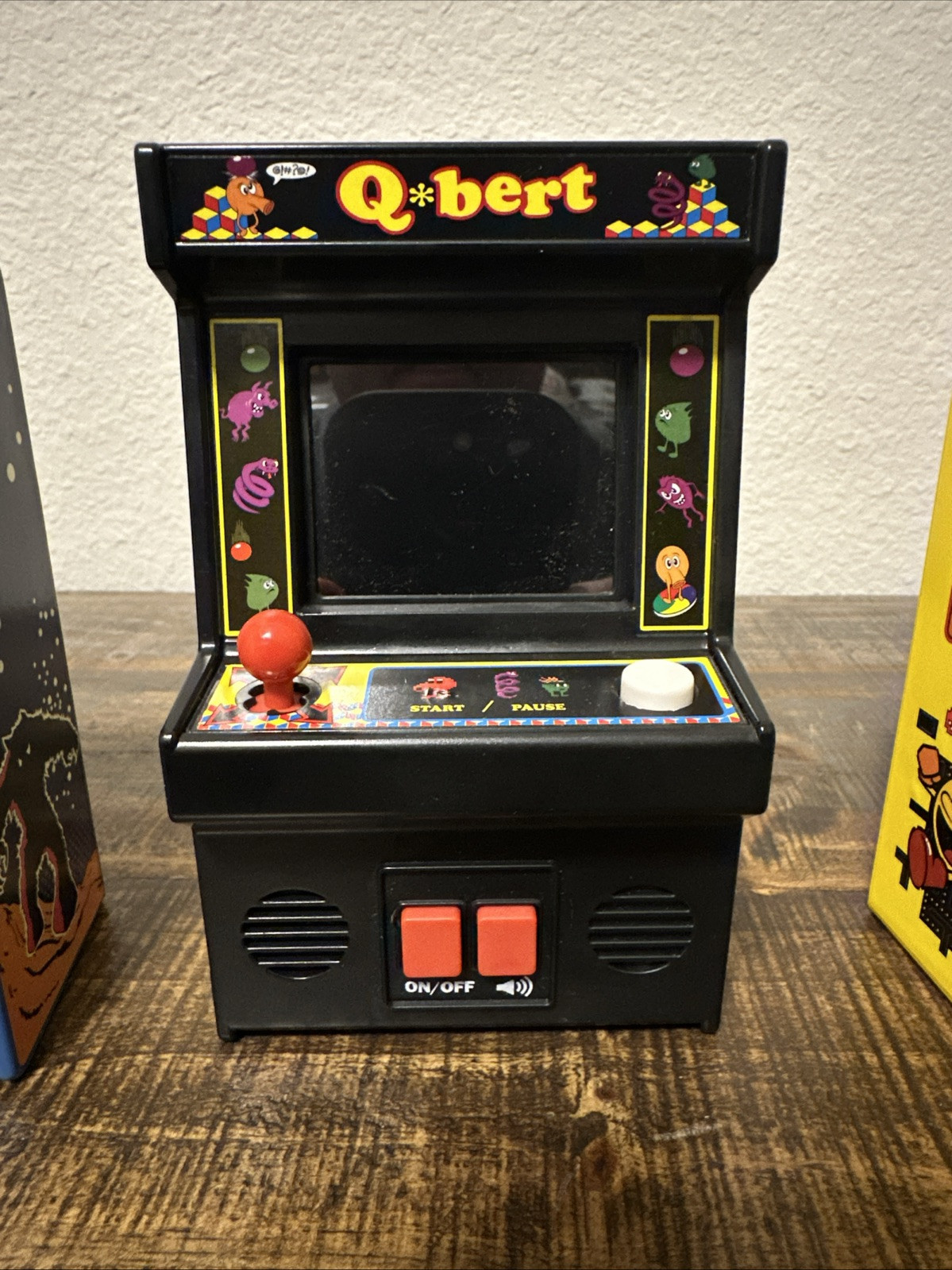 Space Invaders, Pac-Man, Ms. Pac-Man Retro ,Q*bert Game Lot Of 3 Tested