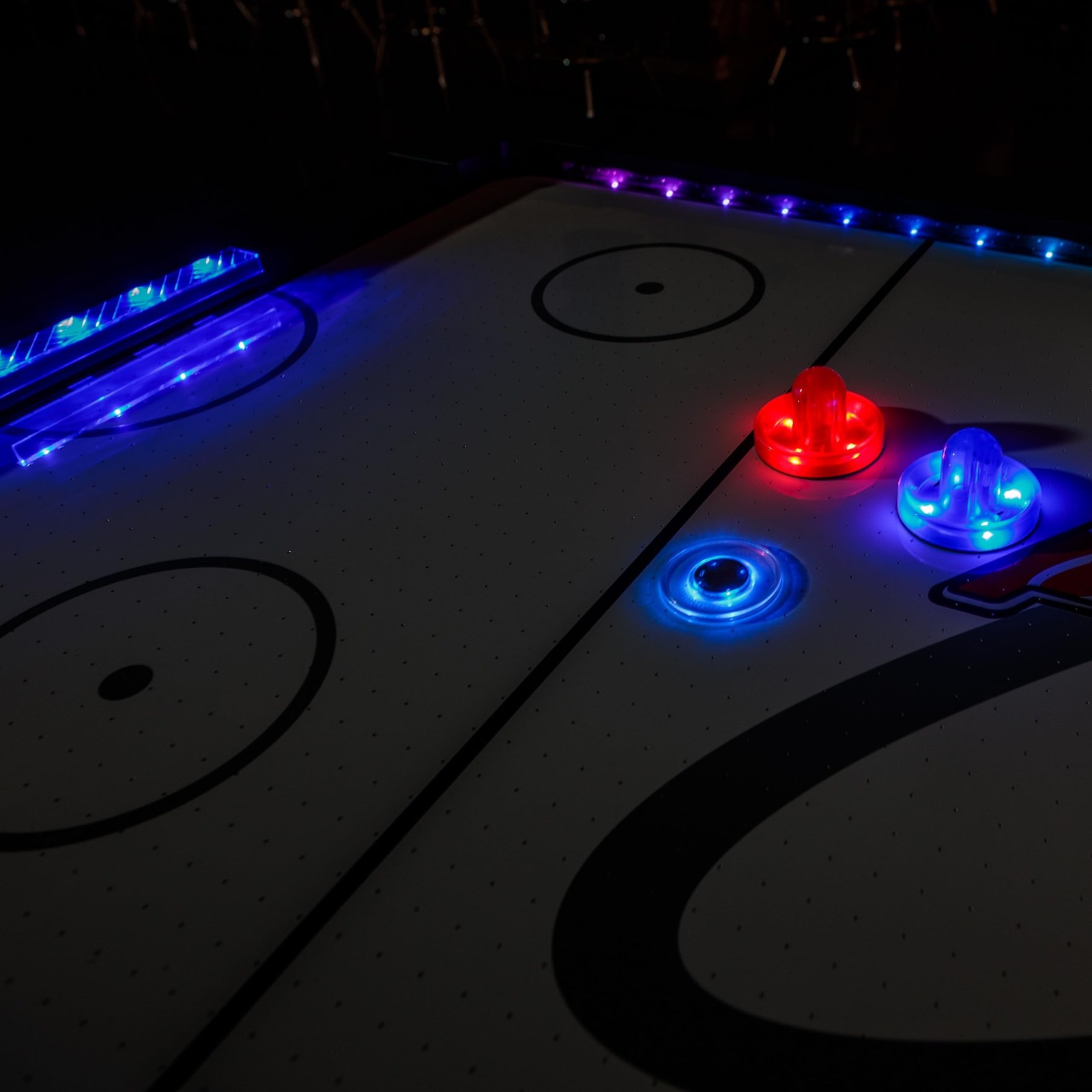 Atomic Top Shelf 7.5’ Air Hockey Table – Arcade Style Table with 120