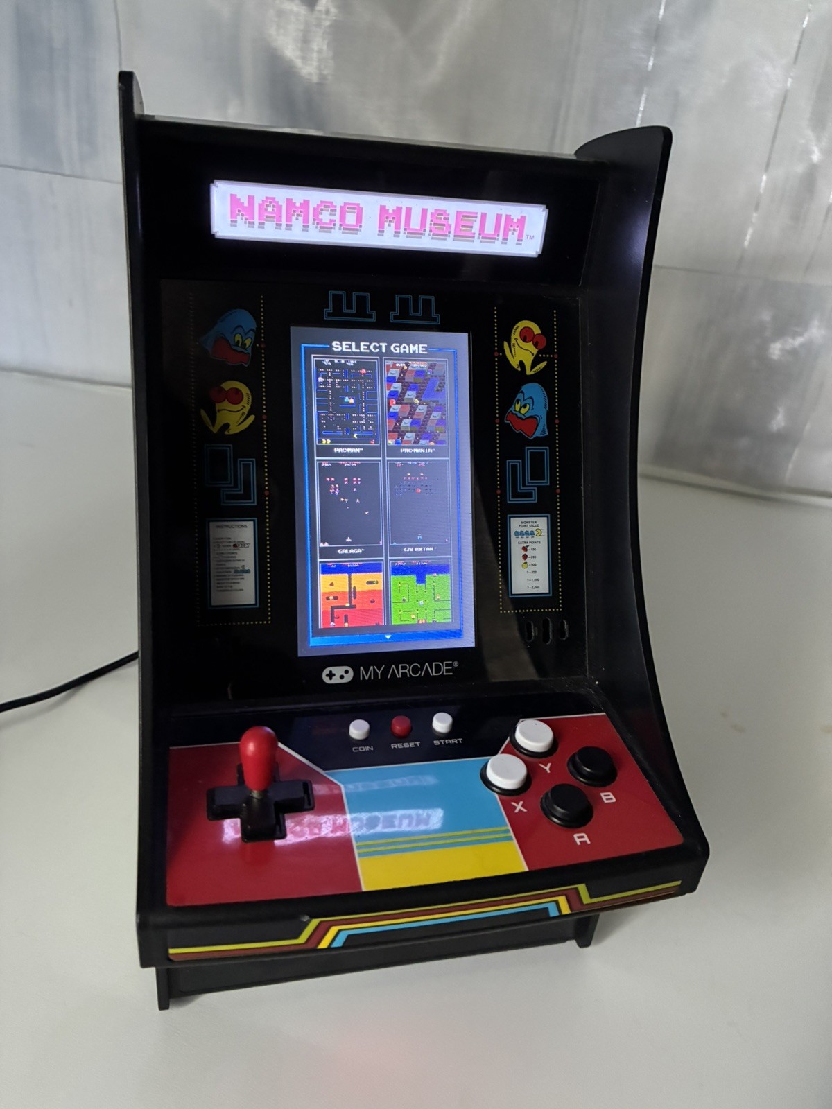 Namco Museum Mini My Arcade Table Top Arcade Game with Multiple Games