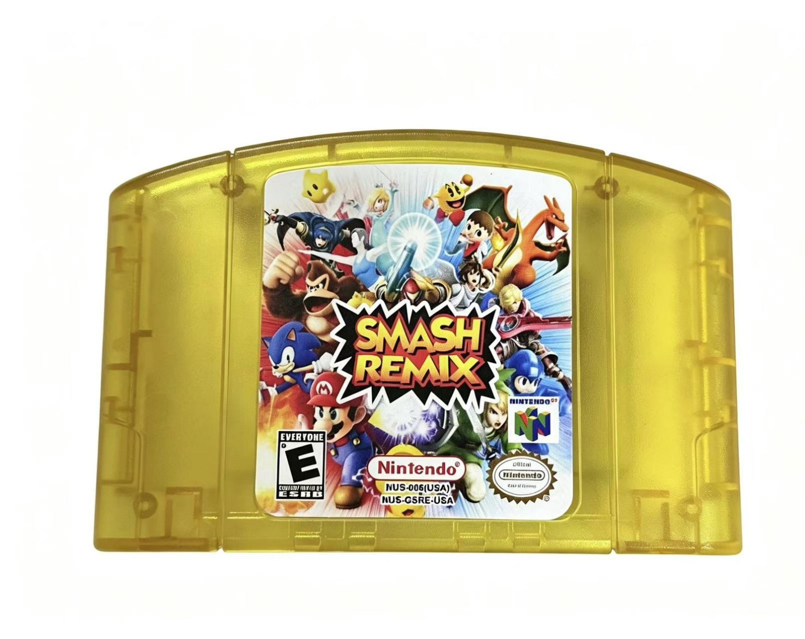 Smash Remix V 2.0.1 Game Cartridge With Box For Nintendo 64 Console US Version