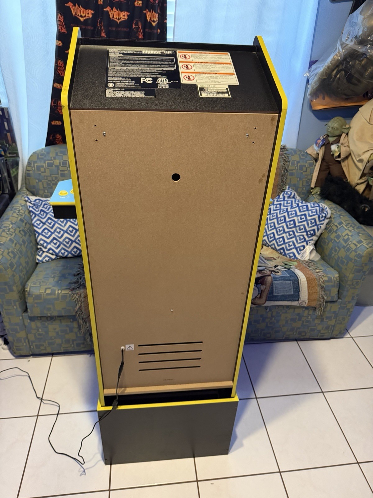 🕹️Arcade 1 Up The Simpsons Live Arcade Cabinet with Riser Lit Marquee 4 Player