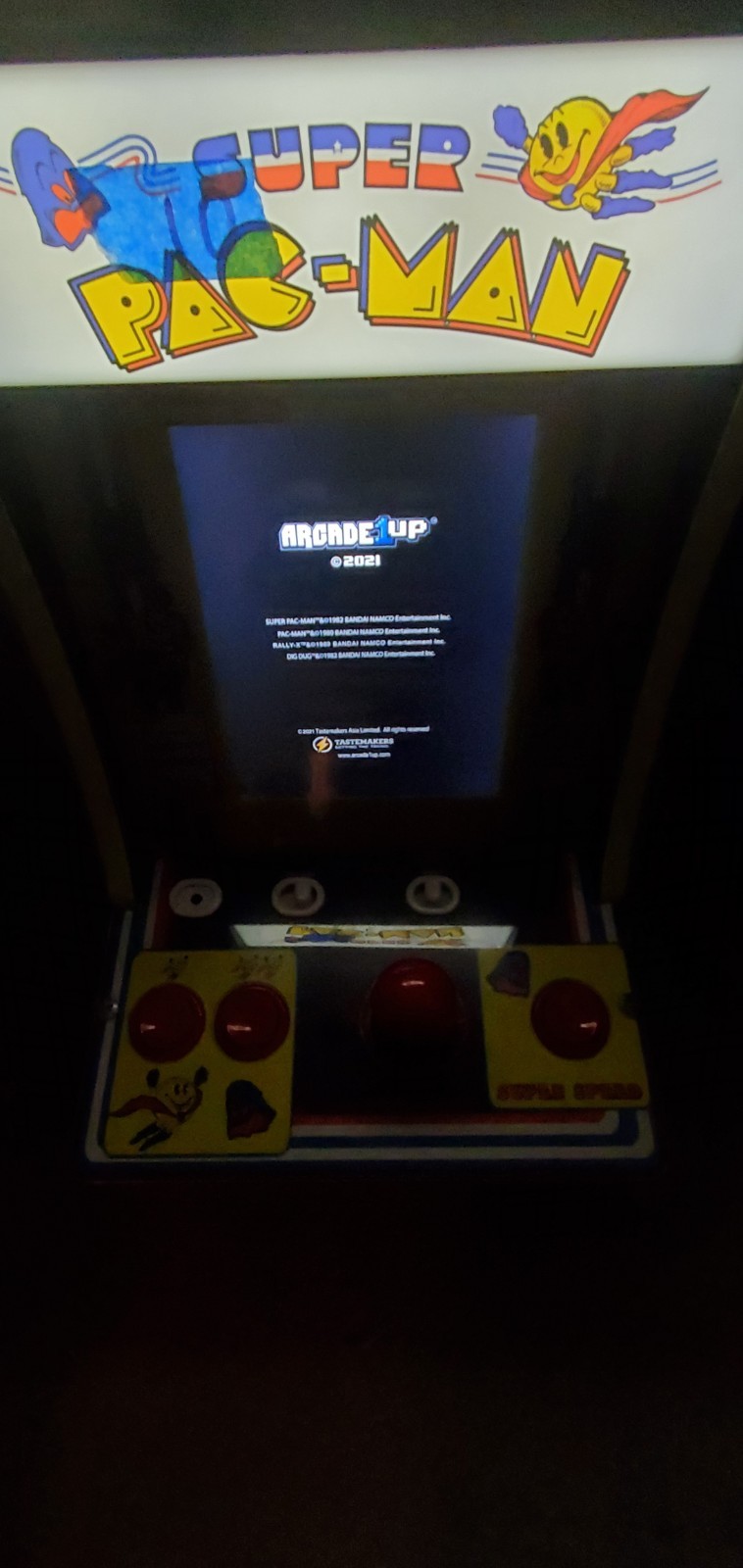 Arcade1Up Countercade – Mini Arcade 4-in-1 Pac-Man/Super Pac-Man/Dig Dug/Rally-X