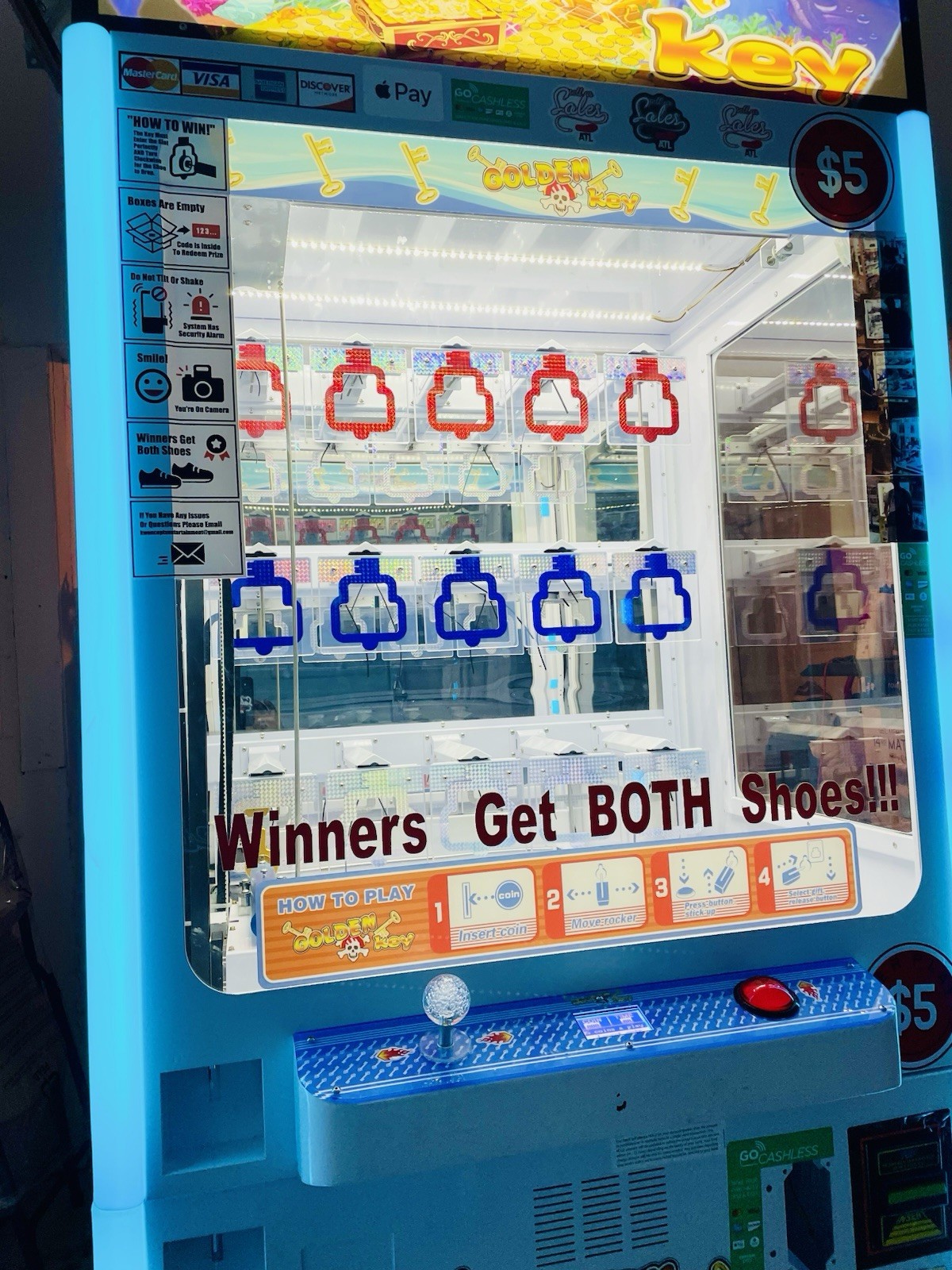 Golden Key – Key Master / ETC / Arcade Game- Excellent Condition Tested Working