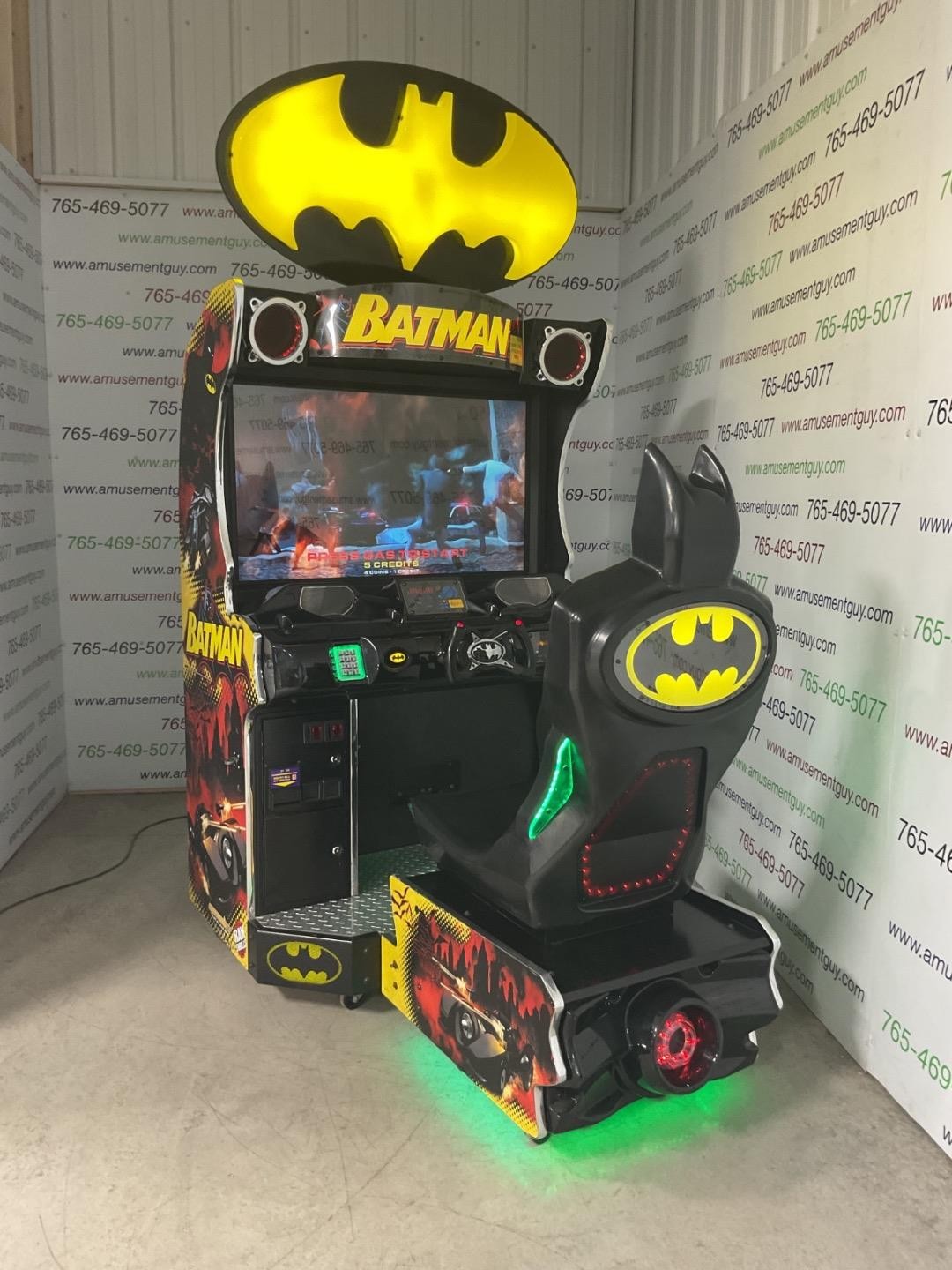 Batman by Raw Thrills COIN-OP Sit-Down Driving Arcade Video Game
