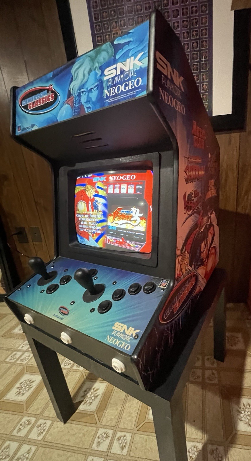 SNK Game Room Classics Neo Geo Arcade Machine AES MVS