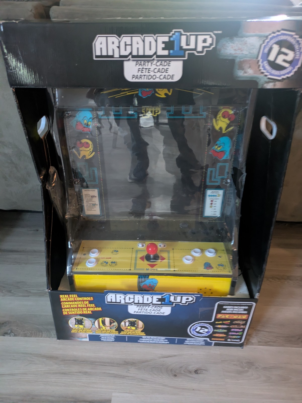 Arcade1up Pac-Man Partycade 12 Games in 1 Compact Arcade Machine