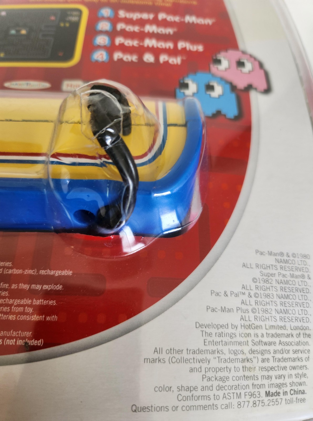 Collectible Super Pac-Man Collection TV Game – 4 in 1 Plug & Play – NOS – DS04