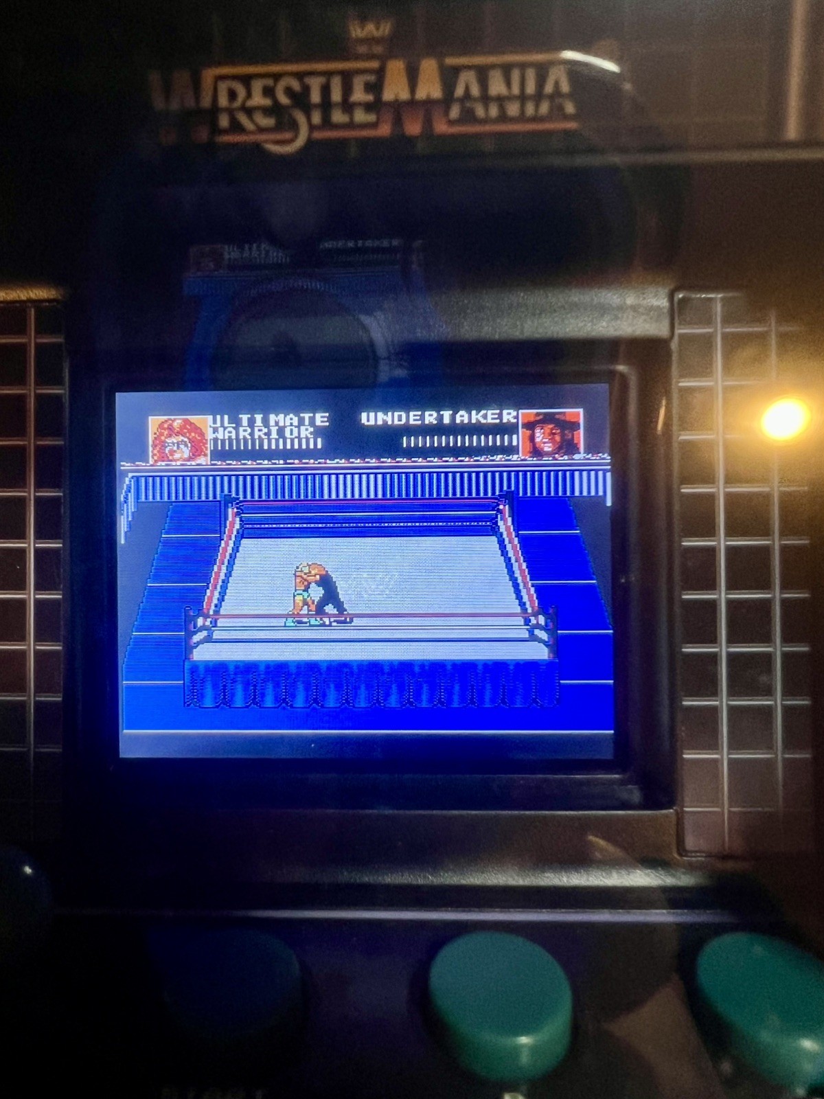 New Sealed WWE Wrestlemania Mini Arcade Full Color Steel Cage NIB Mint!