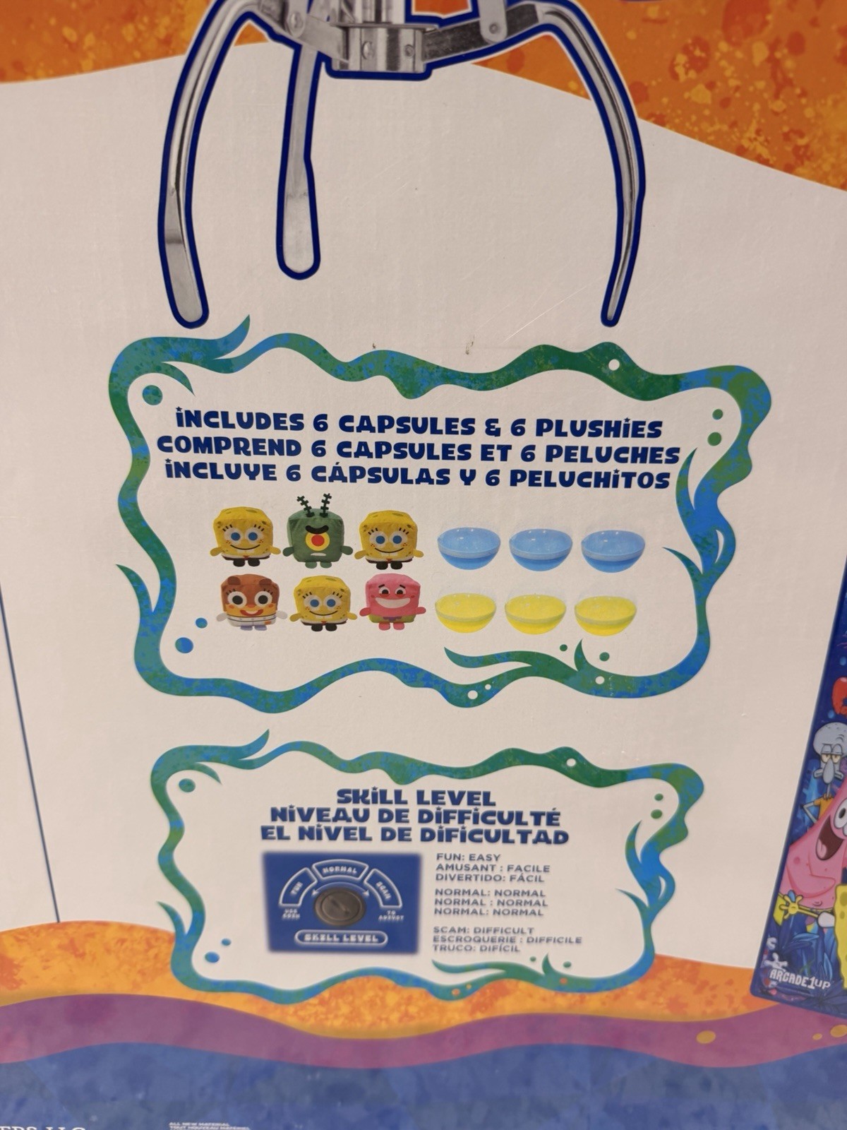 ARCADE 1UP SPONGEBOB SQUAREPANTS CLAW MACHINE – (RARE) NEW GOLD SEALED 🔥🔥