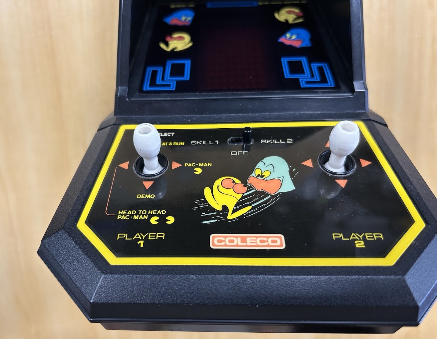 Midway Coleco PAC-MAN Mini Arcade Game 77324A 2390 Japan 1981 Battery Operated