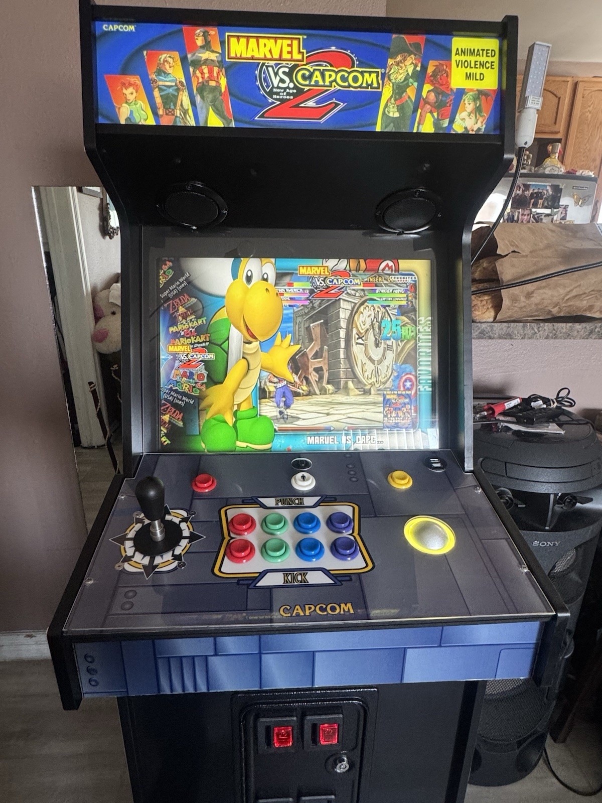 Marvel vs. Capcom 2 Arcade1Up – Fully Custom MODDED Cabinet