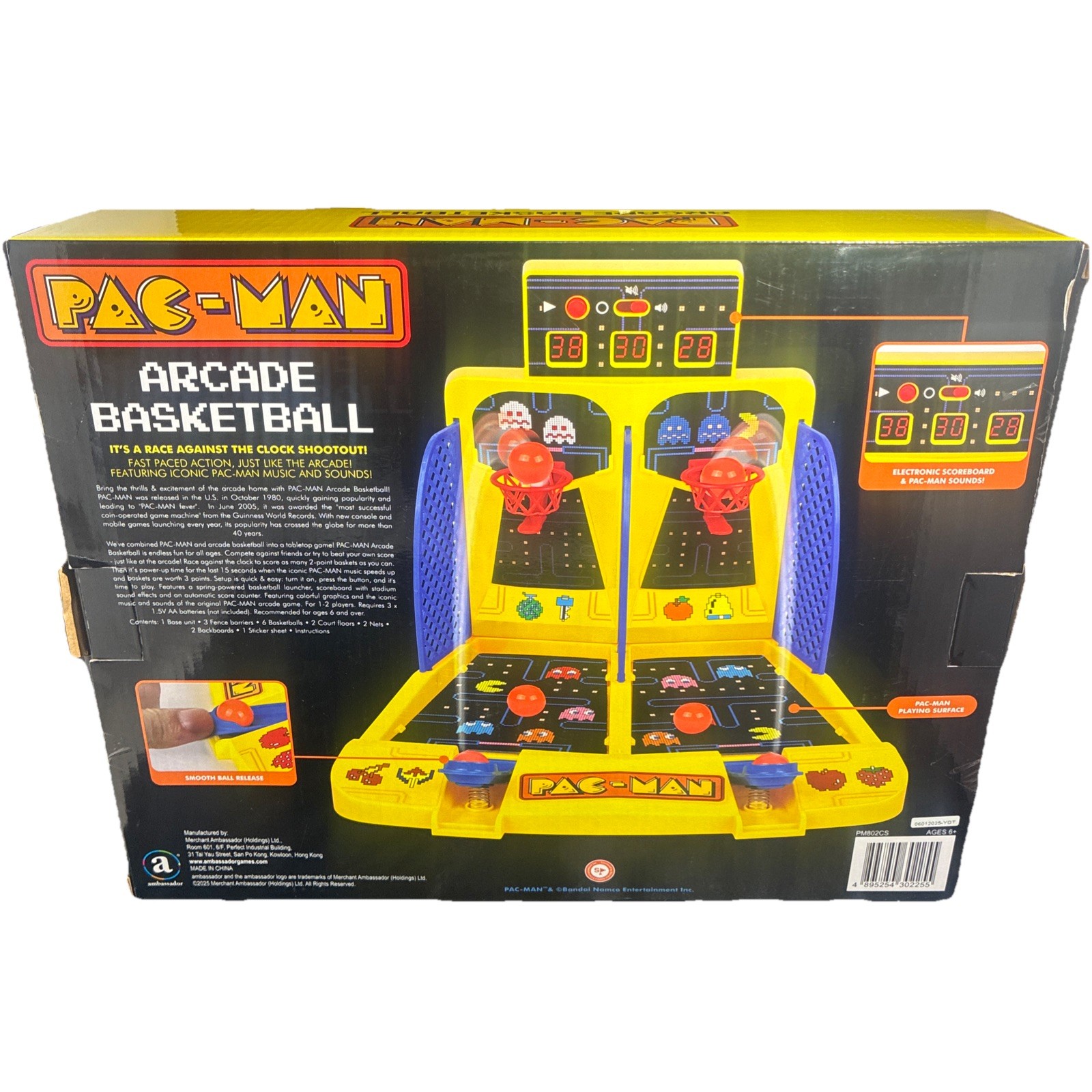 Pac-Man: Arcade Basketball Collectible Sports Arcade Game
