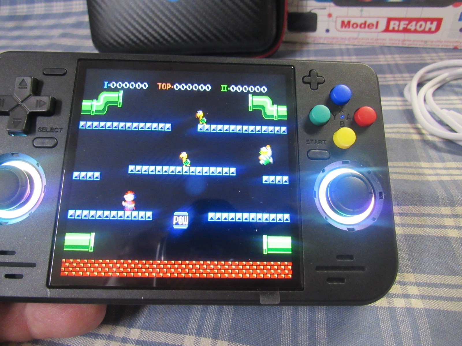 RF40H Retro Handheld Game Console 4.0″ Pre-Loaded Games (Open Box) FREE SHIPPING