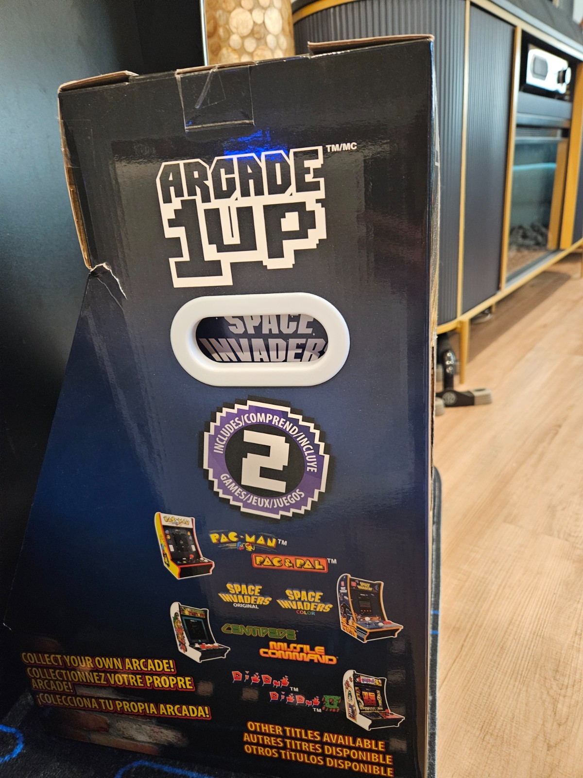 Space Invaders Counter-Cade Countertop Arcade 1up Brand New
