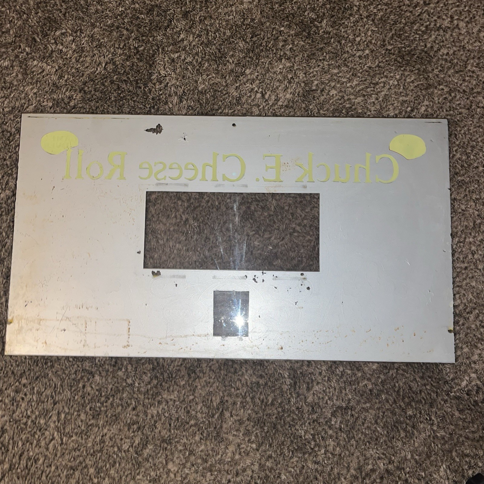 RARE 70’s 80’s ORIGINAL MARQUEE CHUCK E CHEESE BALL SIGN DISPLAY SKEE ARCADE