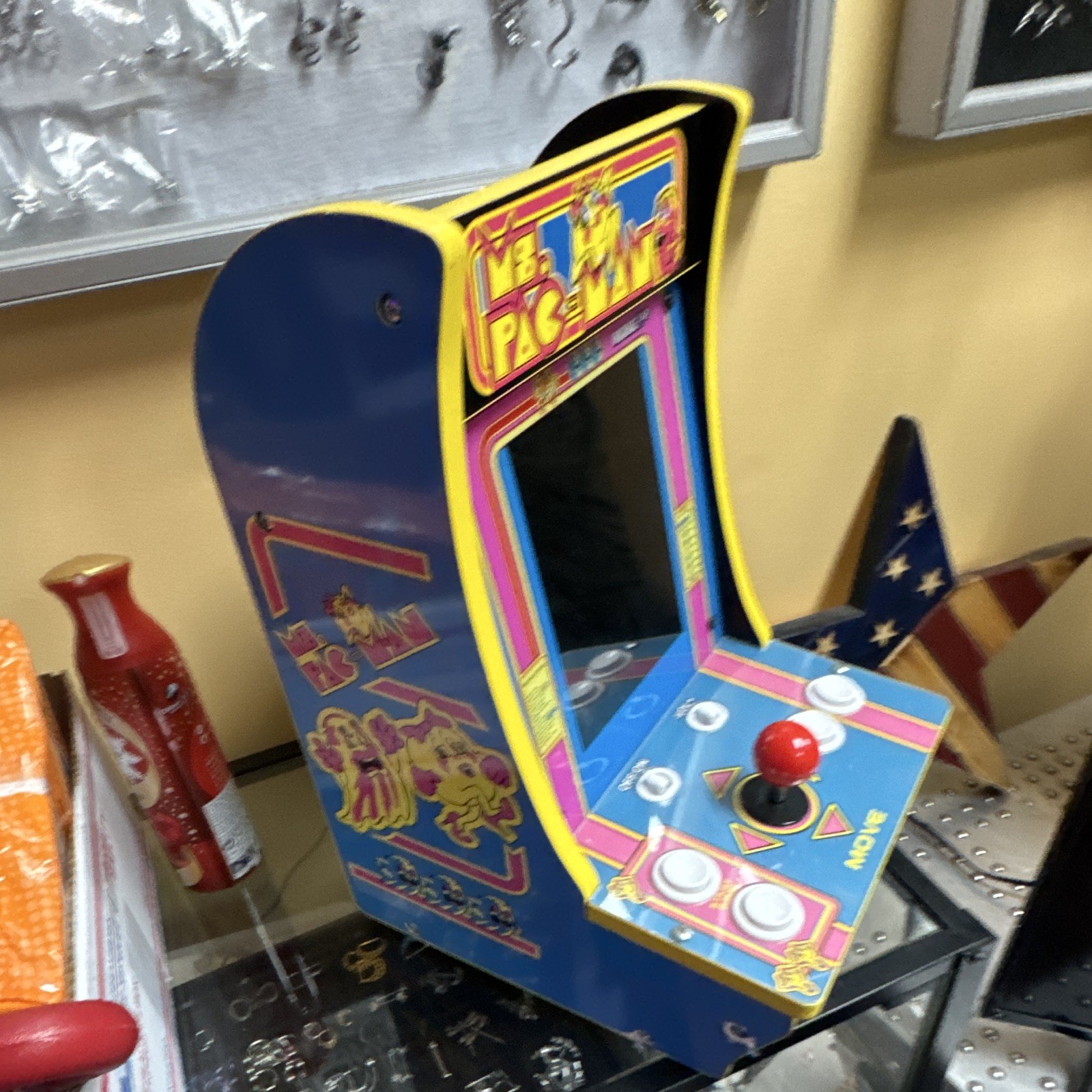 Arcade1Up Ms. Pac-Man Countertop Tabletop Video Arcade Machine (Reproduction)