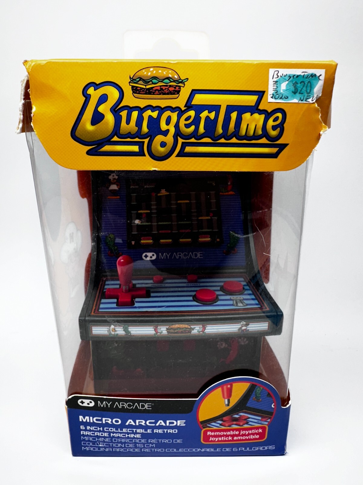 My Arcade Burgertime Micro Player Mini Arcade Machine- New Opened box