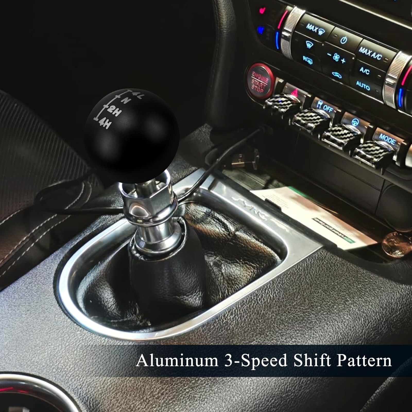 RYANSTAR RACING NP205 Aluminum Transfer Case Shift Knob Compatible with Chevy…