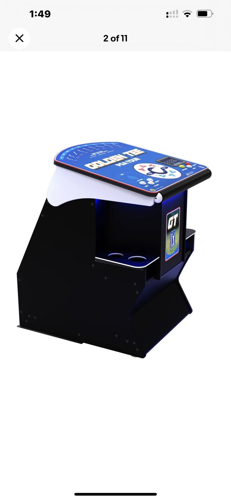 Golden Tee Golf Game – PGA TOUR Clubhouse Standard Edition IN HAND