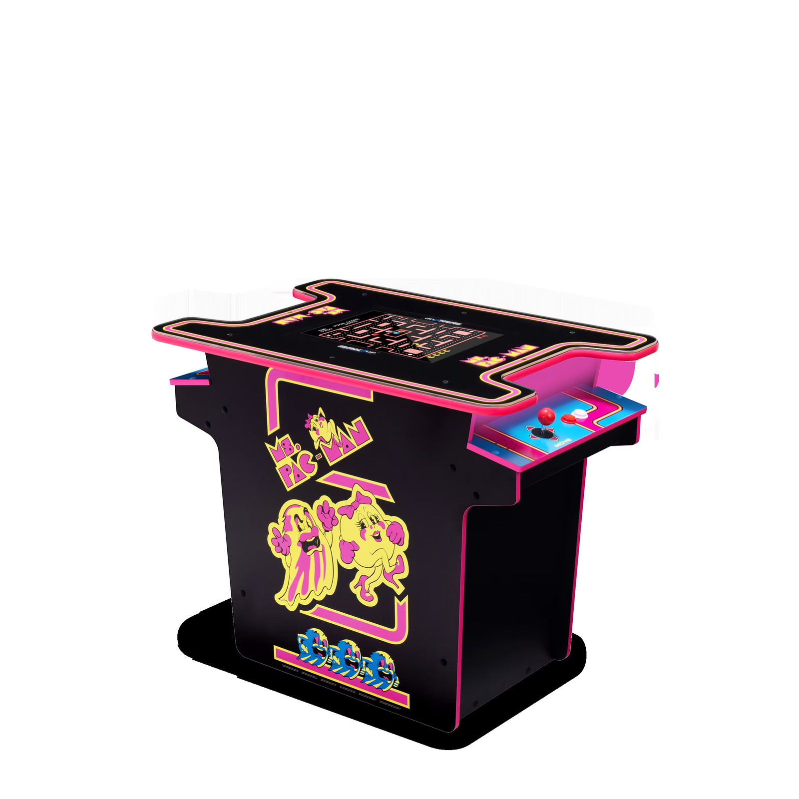 Ms.Pac-Man Head-To-Head Arcade Machine Retro Home Arcade Table 12 Classic Games