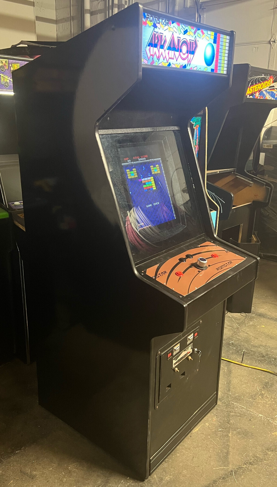 ARKANOID ARCADE MACHINE by TAITO/ROMSTAR (Excellent Condition) *RARE*