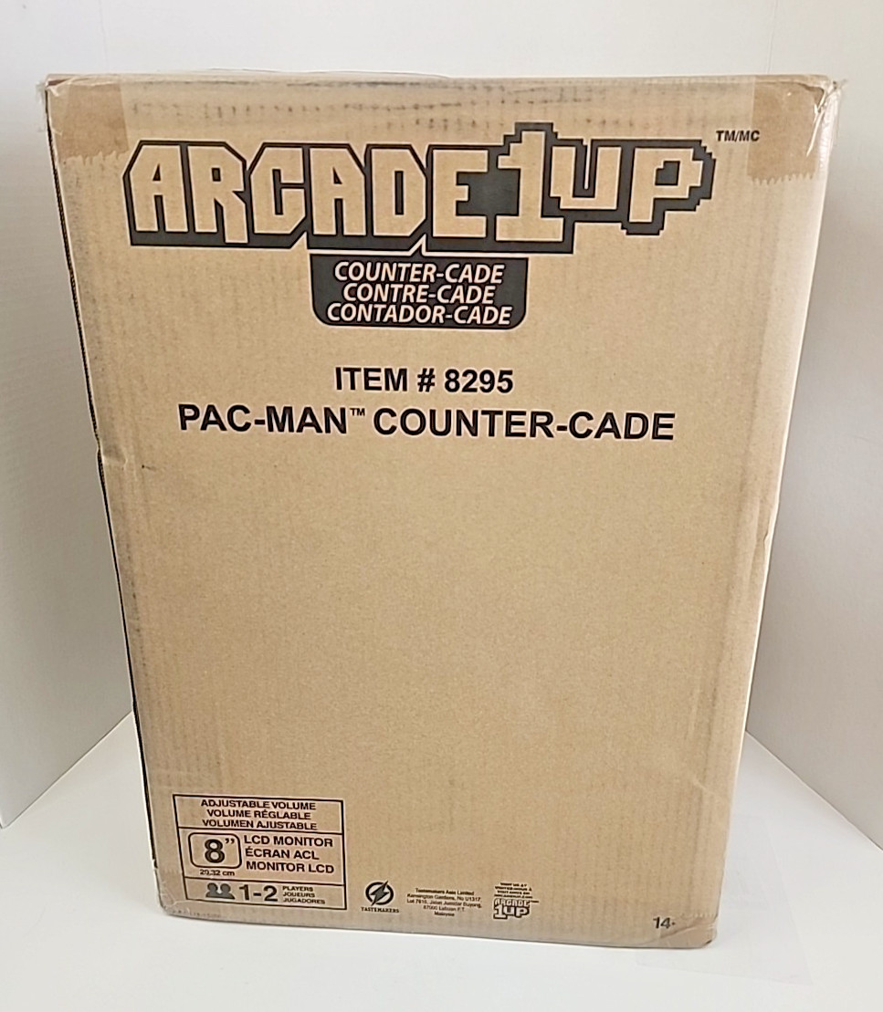 Arcade1up Pac-Man Galaga Countercade 8295 Tabletop Arcade Machine + Original Box