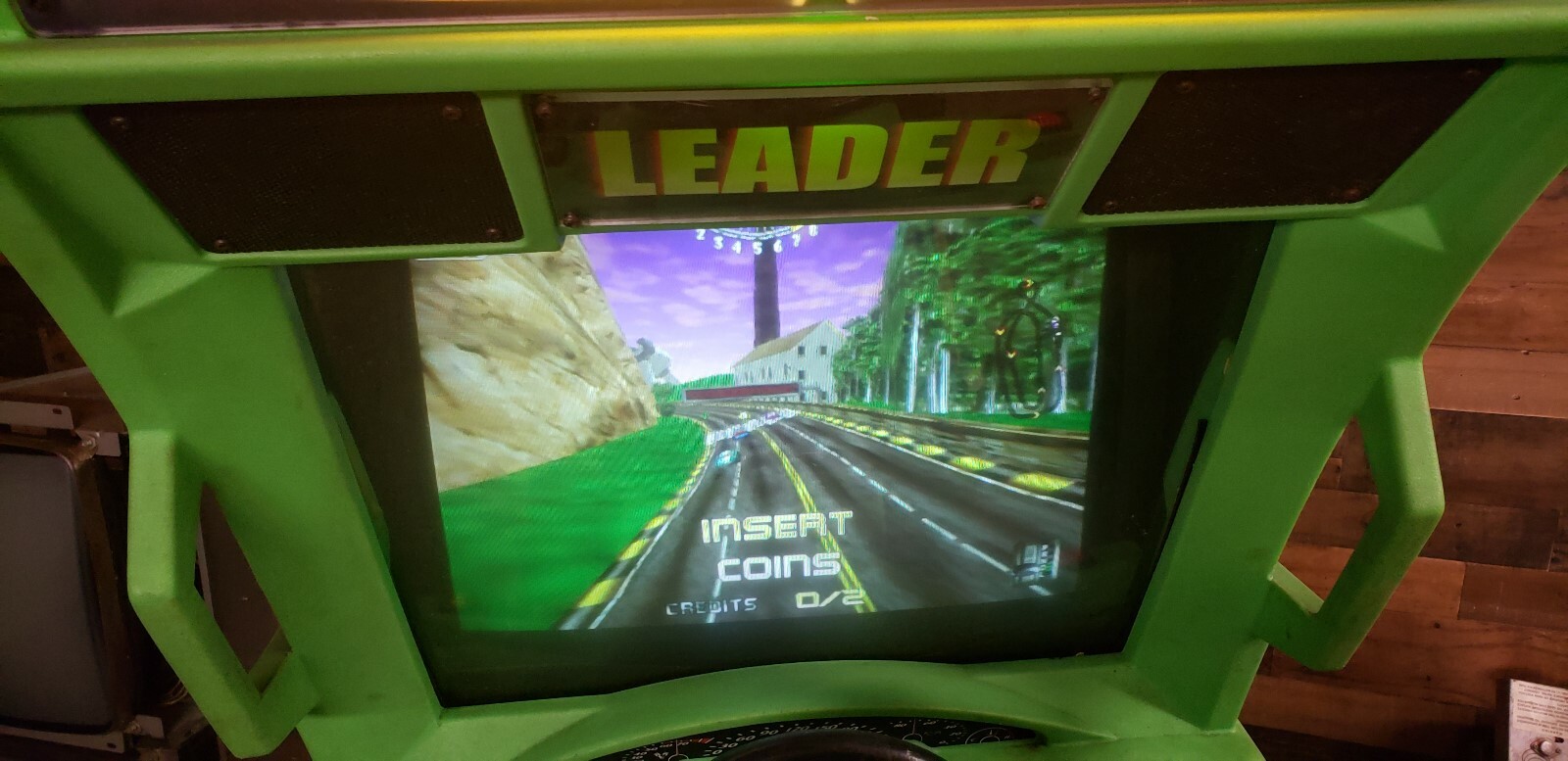 Rush the Rock Sit Down Driver Video Arcade Game, Atlanta, Working (#317)