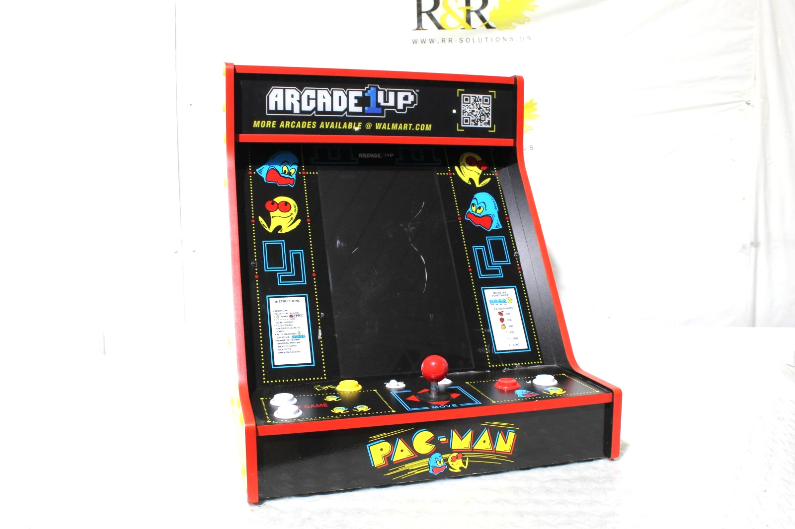 Arcade 1 up PAC-A-501030 missing power cord/ USED/ Untested for power