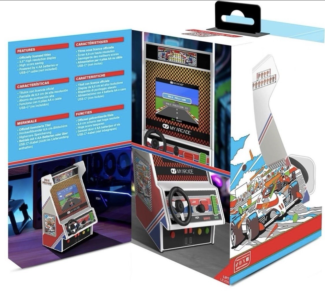 Racing Player Pole Position Portable Retro Arcade Super Fast Free Shipping