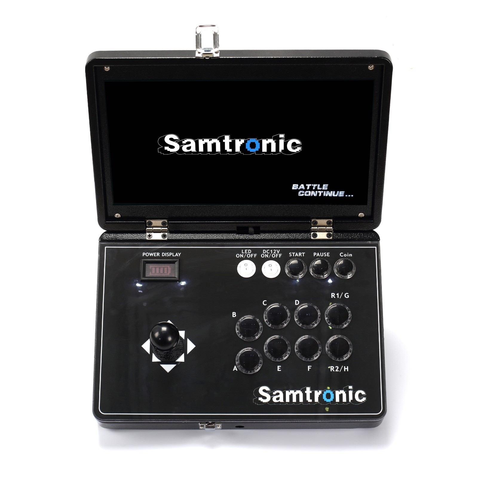 Samtronic 14-inch Deluxe Arcade Machine with 5018 Built-in Games (Black)