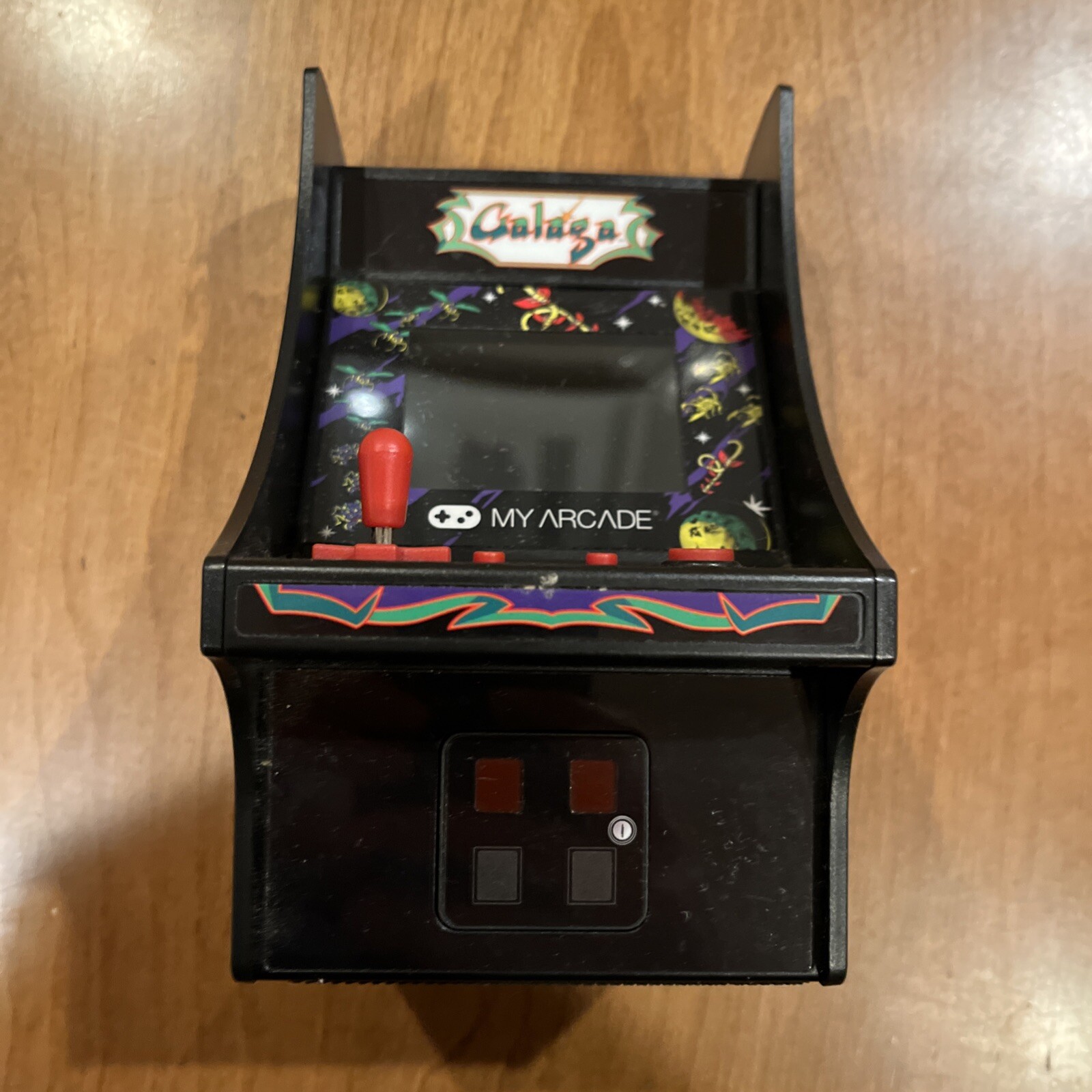 Micro Player Mini Arcade Machine: Galaga Video Game, Fully Playable, 6.75 Inch