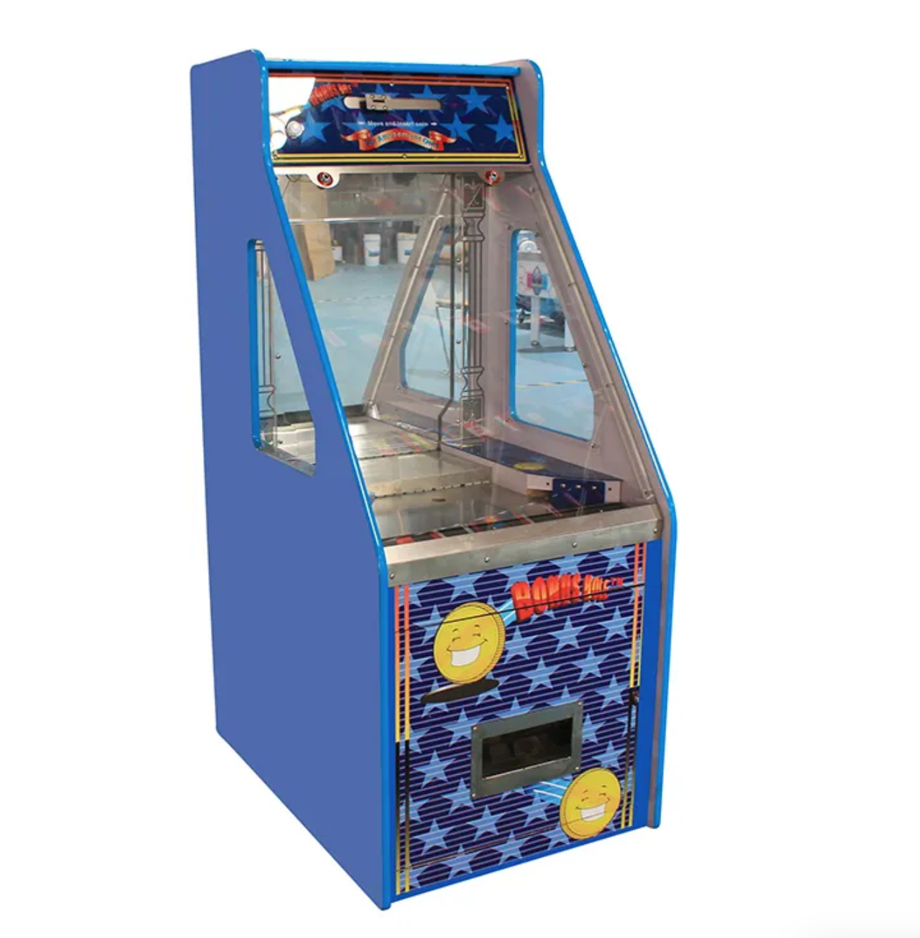 Bonus Hole Quarter Coin Pusher Slider Arcade Machine Game Fun RARE Model 2025