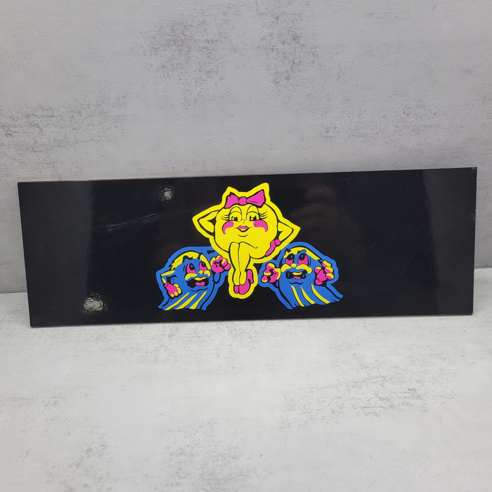 Arcade1Up Ms. Pac-Man Classic SE Lower Marquee Part N OEM Replacement Panel Only