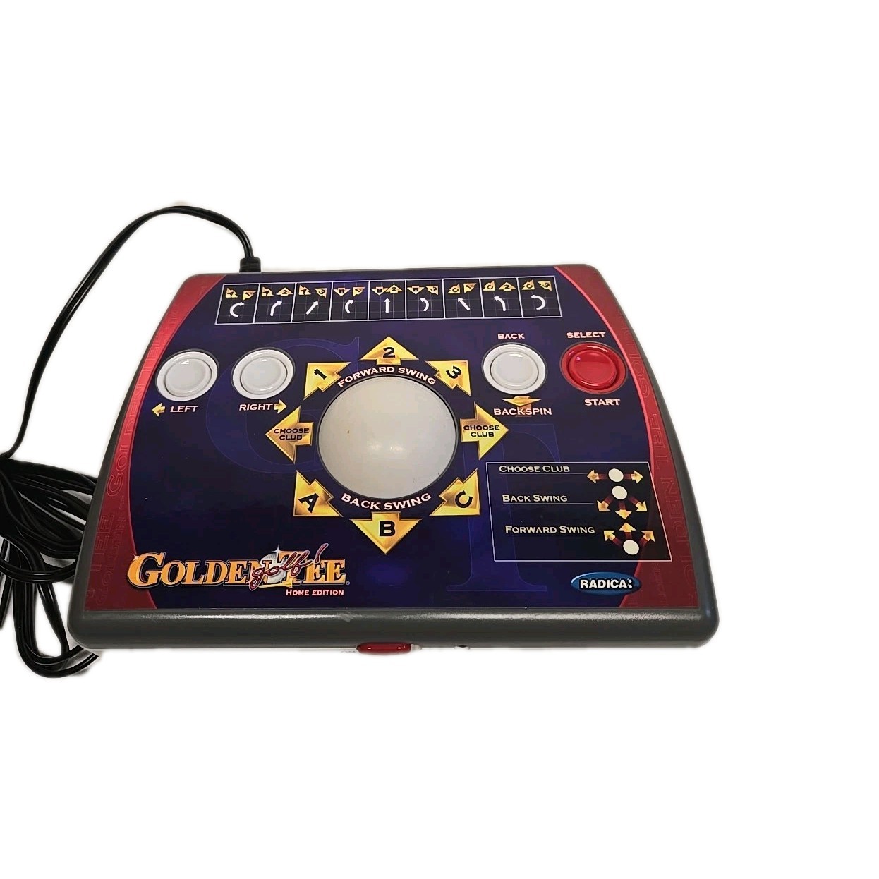 Radica Golden Tee Golf Home Edition Plug & Play TV Video Game TESTED & WORKS