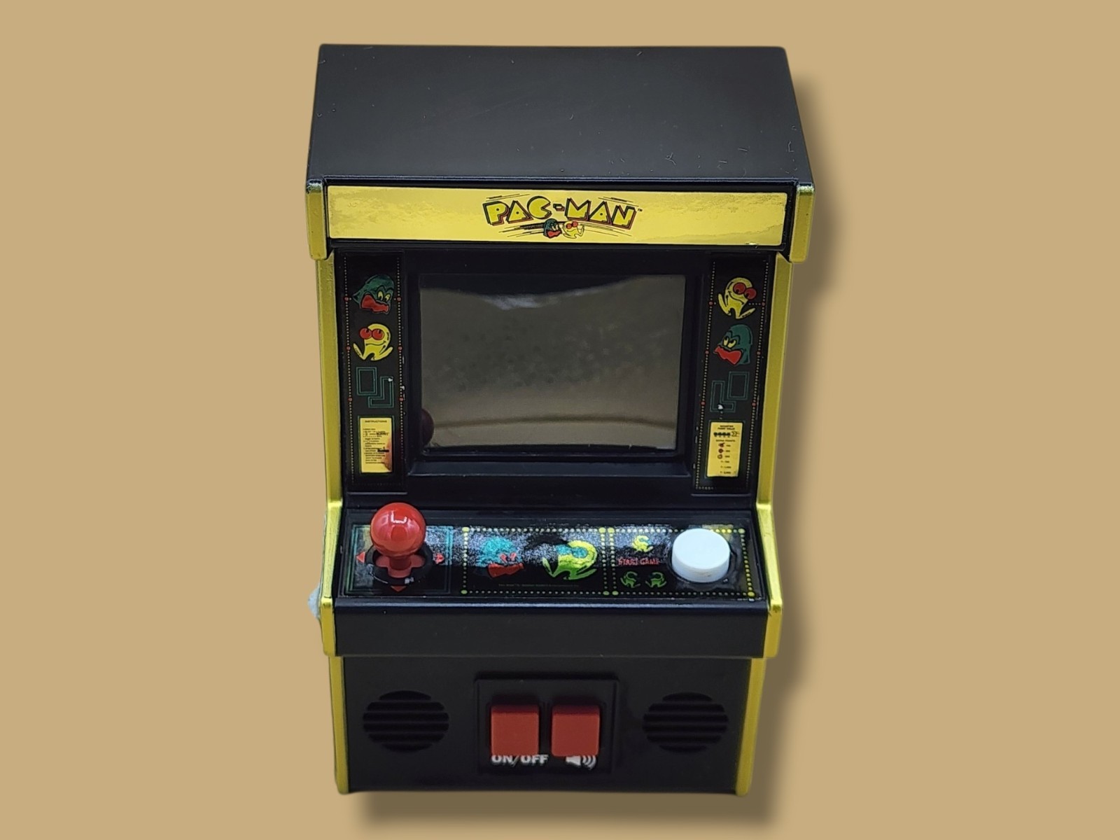 2020 Basic Fun Pac-Man 40th Anniversary Gold Mini Arcade Walmart Exclusive