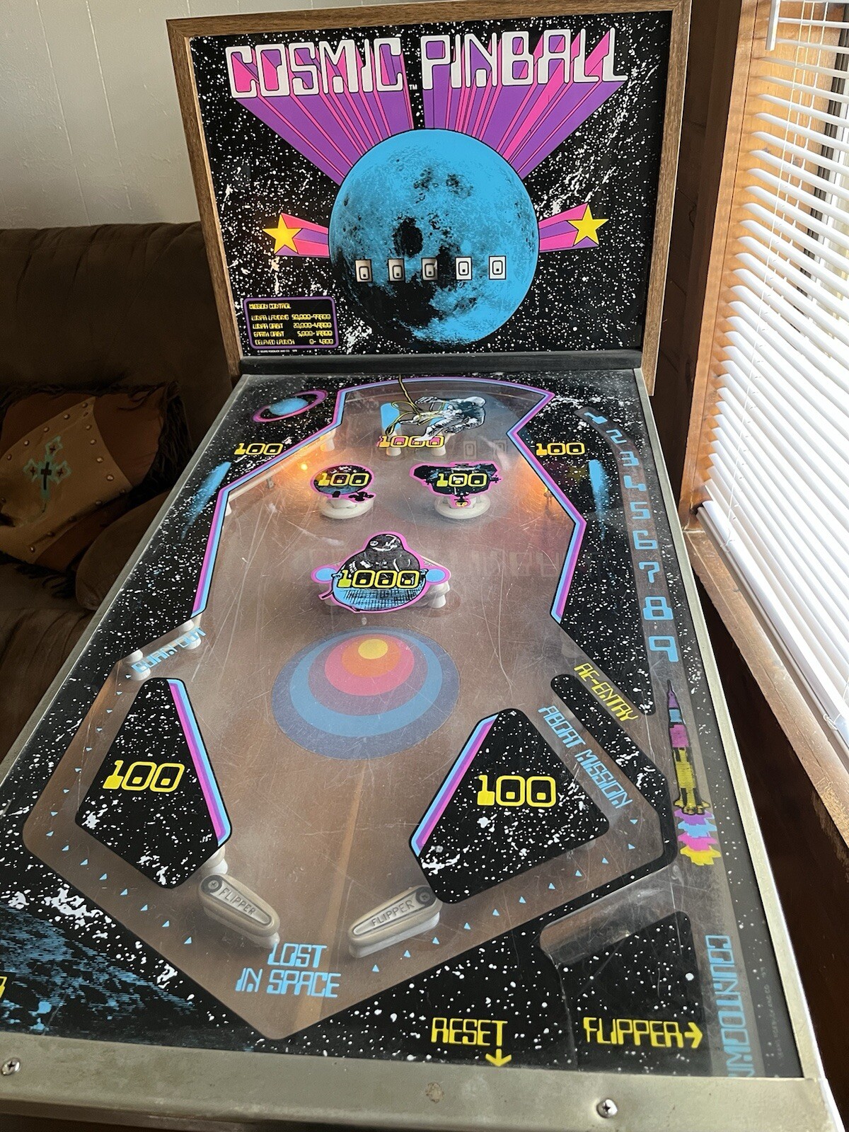 1977 Briarwood Cosmic Pinball Machine