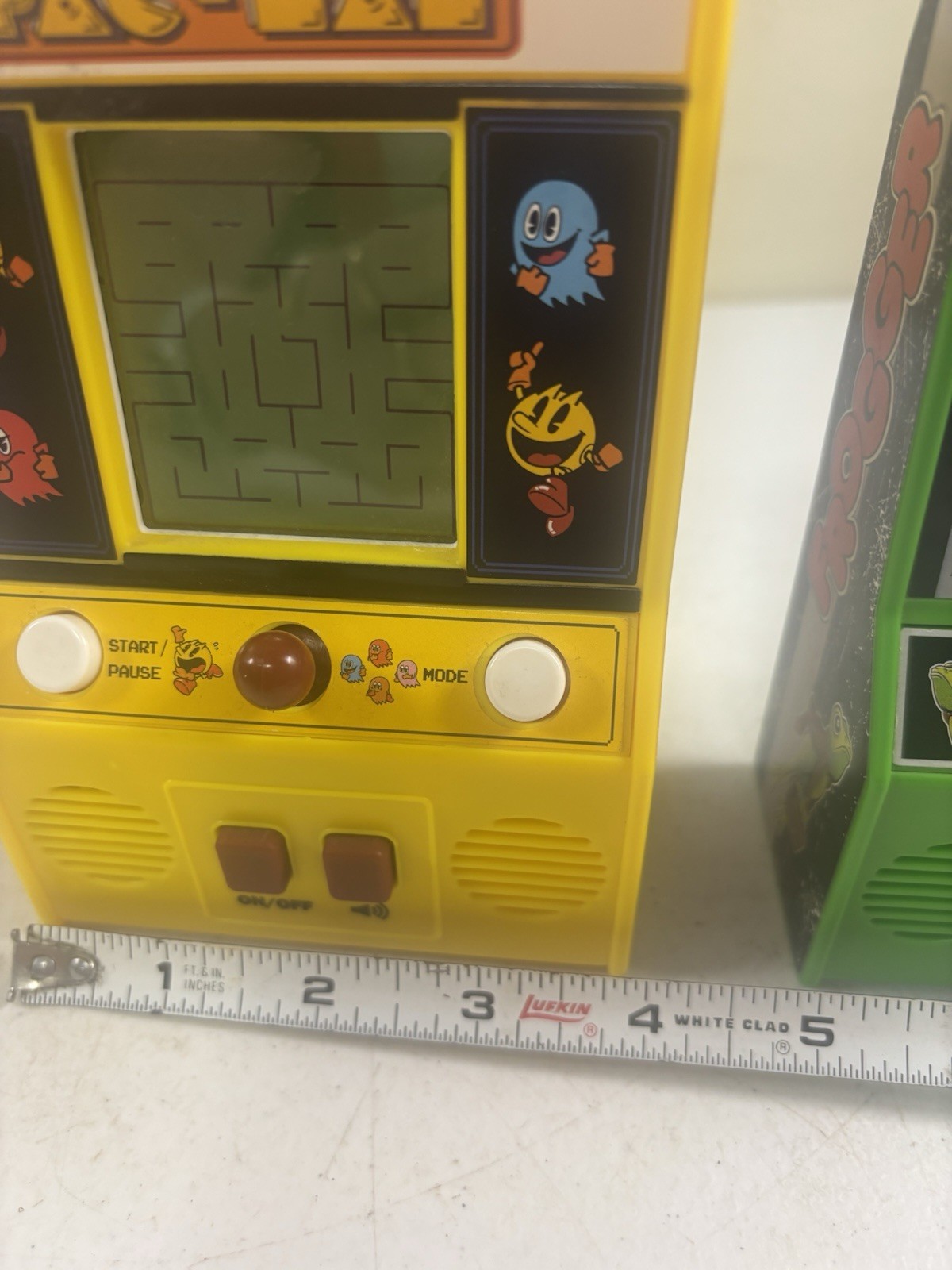 Retro Mini Arcade Pac-Man & Frogger Bandai Namco Basic Fun Lot Of 2 Games