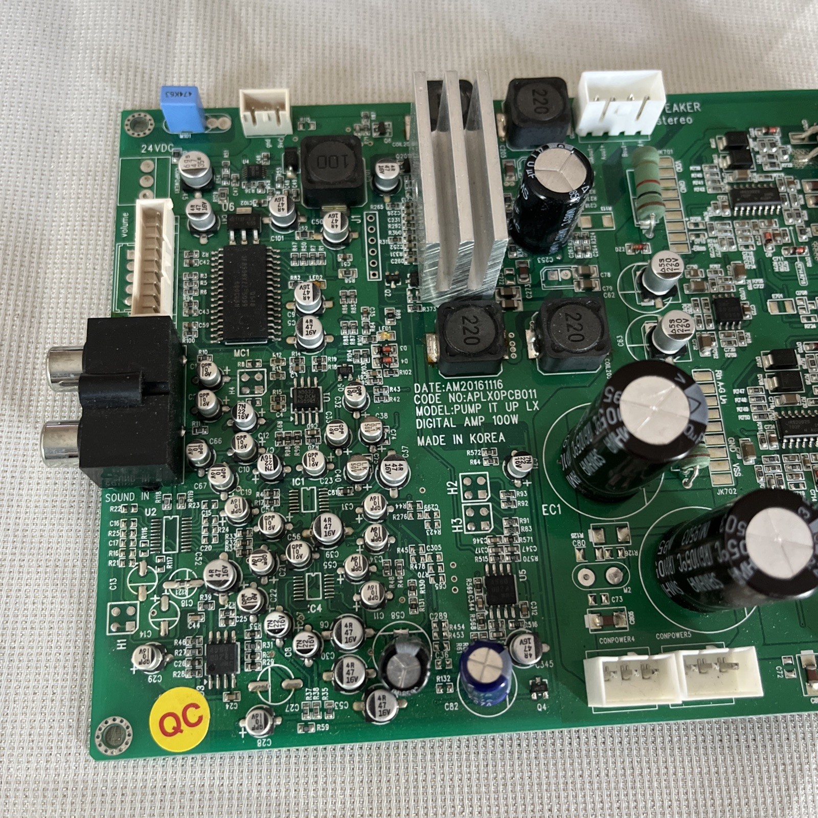 Andamiro Pump It Up DX Extra Dancing Arcade Coin PCB011 PCB BOARD Digital Amp