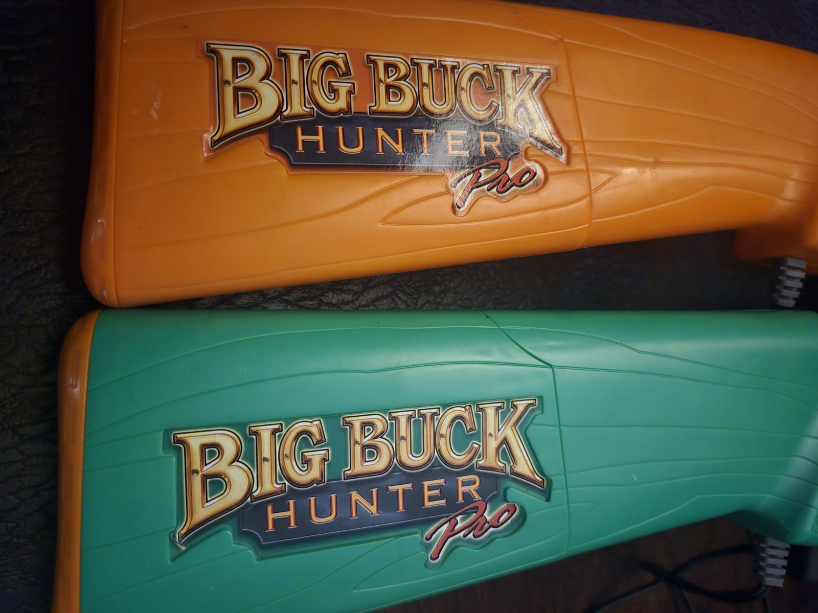 Big Buck Hunter Pro Plug & Play TV Arcade Game Green & Orange Gun NO SENSOR
