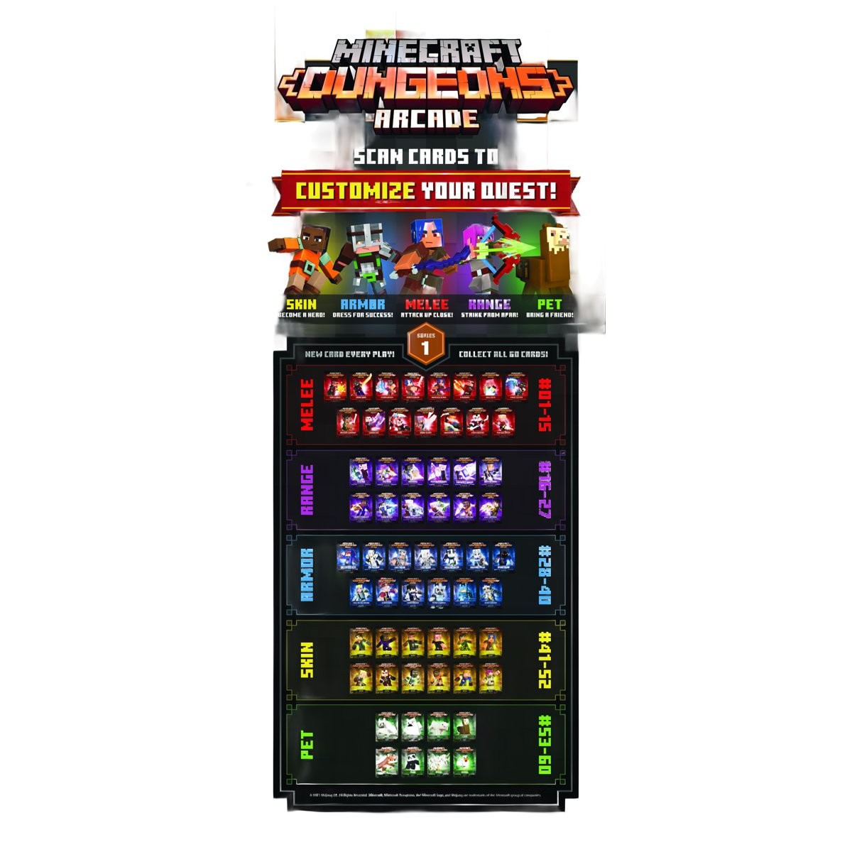 Raw Thrills Minecraft Dungeons Arcade – 2 Player