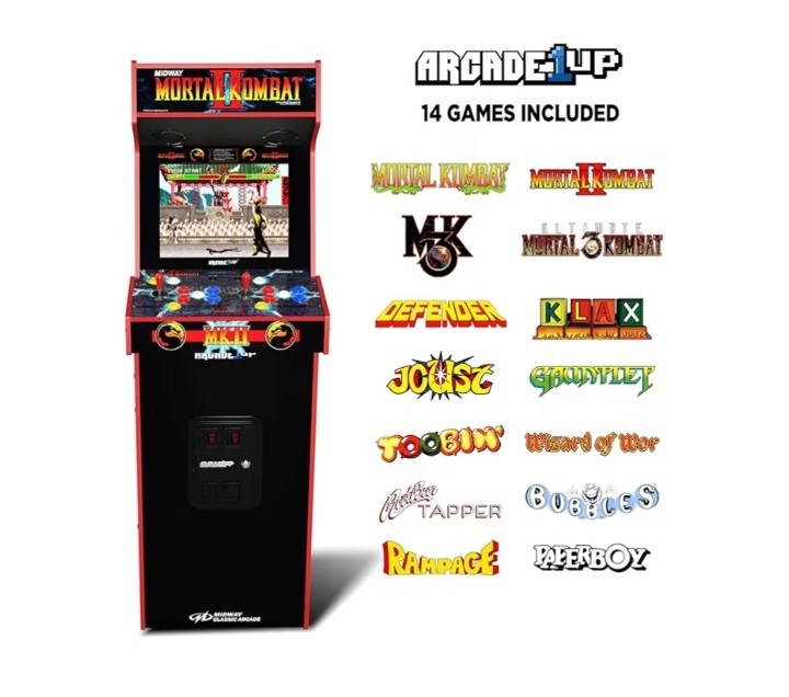 GAMING HEAVY DUTYArcade1Up Mortal Kombat II Deluxe Arcade Machine WE SHIP OVERSE