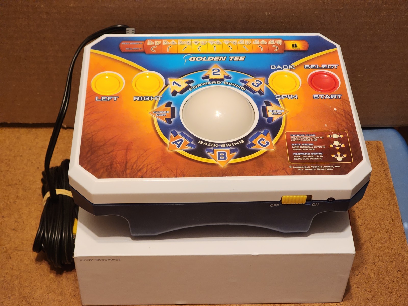 Golden Tee Golf Plug And Play Home TV Game Edition 2011 Jakks Pacific /Tested