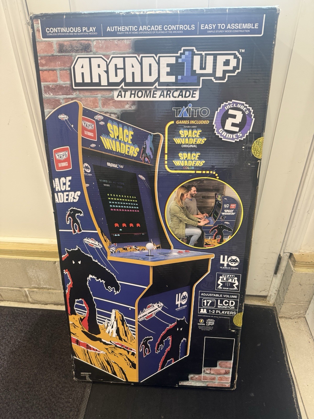 ☄️Brand New Space Invaders Arcade1up Retro Machine🕹️