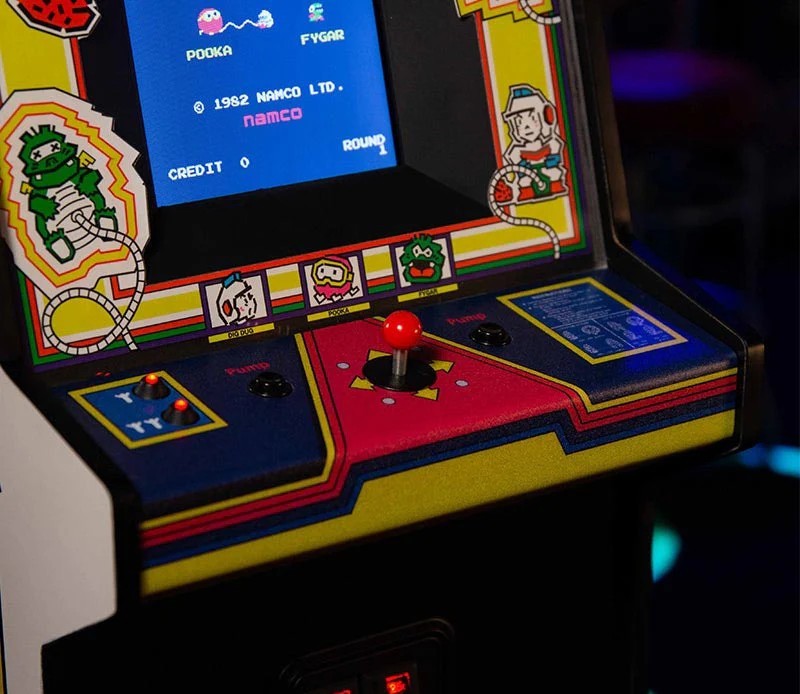 Official Dig Dug Quarter Size Arcade Cabinet